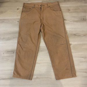 CARHARTT men’s original tan carpenter pants tags missing